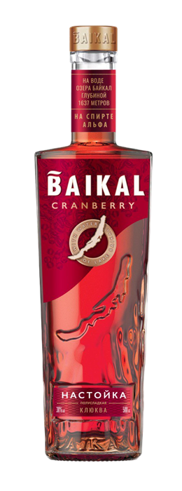 Настойка полусладкая БАЙКАЛ Клюква 0,5 л 4822517