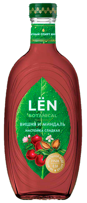 ЛЁН НАСТОЙКА СЛАДКАЯ ВИШНЯ МИНДАЛЬ 21% 0.5 2260065 - фото 281