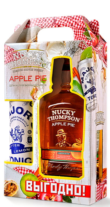 NUCKY THOMPSON APPLE PIE 0.7 П/У + ТОНИК MAJORS 0.5 2770565 - фото 413