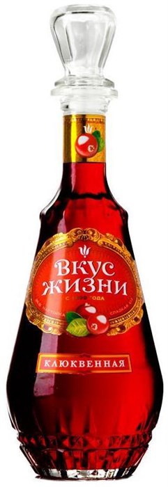 НАСТОЙКА СЛАДКАЯ ВКУС ЖИЗНИ 0.5 КЛЮКВА 2770558 - фото 783