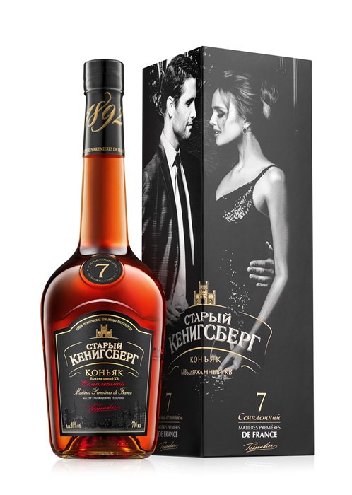 Коньяк Старый Кенигсберг КВ 7 лет 0,7 N *6 ПУ Пара 4813666