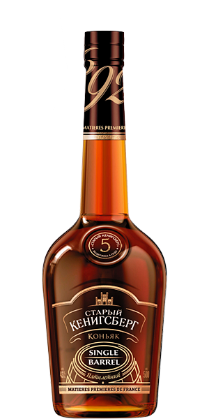 Коньяк Старый Кенигсберг SINGLE BARREL (СИНГЛ БАРРЕЛ) 5 лет 0,5 N *6 4125826