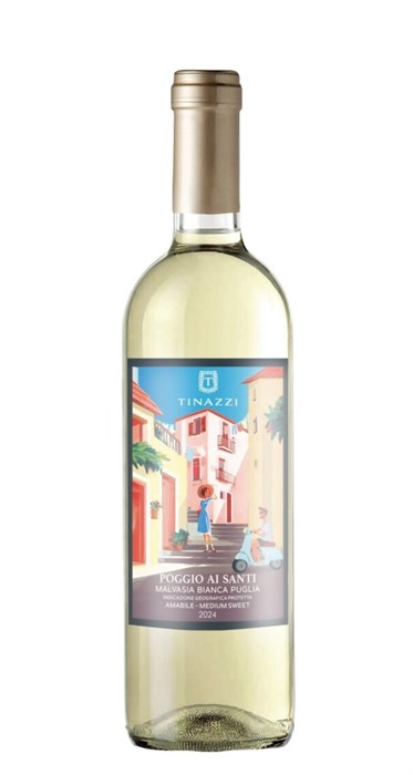 ВИНО МАЛЬВАЗИЯ БЬЯНКА ПУЛИЯ ПОДЖО АЙ САНТИ БЕЛ.СУХ.0.75 4820867
